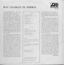 Load image into Gallery viewer, Ray Charles – Ray Charles In Person