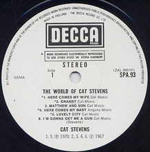 Load image into Gallery viewer, Cat Stevens - The World Of Cat Stevens (LP, Comp, RP)