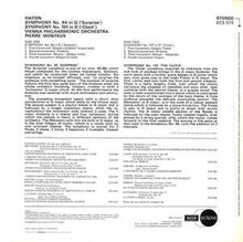 Load image into Gallery viewer, Haydn* ; Vienna Philharmonic Orchestra*, Pierre Monteux – Symphony No. 94 In G ('Surprise') / Symphony No. 101 In D ('Clock')