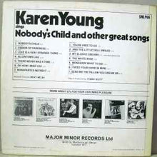 Load image into Gallery viewer, Karen Young (2) – Nobody's Child And 13 Other Great Songs