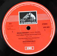 Load image into Gallery viewer, Modest Mussorgsky - Maurice Ravel / Igor Stravinsky — The Philadelphia Orchestra · Riccardo Muti