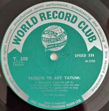 Load image into Gallery viewer, Art Tatum - Tribute To Art Tatum (LP, Mono, Club)