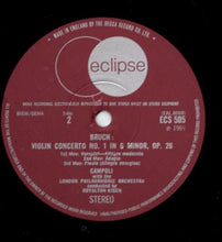 Load image into Gallery viewer, Mendelssohn*, Bruch*, Campoli* With Eduard van Beinum & London Philharmonic Orchestra*, Royalton Kisch & New Symphony Orchestra* - Violin Concertos (LP)