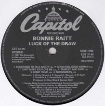 Load image into Gallery viewer, Bonnie Raitt – Luck Of The Draw