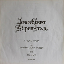 Load image into Gallery viewer, Andrew Lloyd Webber & Tim Rice*, Various – Jesus Christ Superstar (A Rock Opera)