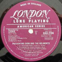 Load image into Gallery viewer, Dion & The Belmonts - Presenting Dion And The Belmonts (LP)