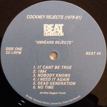 Load image into Gallery viewer, Cockney Rejects - Unheard Rejects (LP ALBUM)