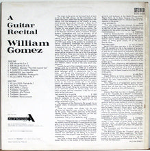 Load image into Gallery viewer, William Gomez – A Guitar Recital