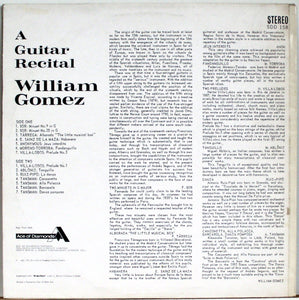 William Gomez – A Guitar Recital