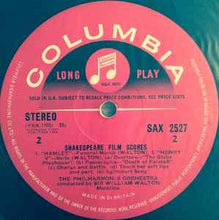 Load image into Gallery viewer, Walton*, Philharmonia Orchestra Conducted By Sir William Walton - Shakespeare Film Scores For Henry V • Hamlet • Richard III (LP, RP)