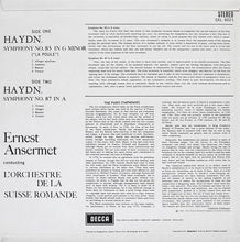 Load image into Gallery viewer, Haydn*, Ernest Ansermet, L'Orchestre De La Suisse Romande – La Poule