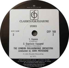 Load image into Gallery viewer, Chabrier*, Rimsky-Korsakov*, Ravel*, London Philharmonic Orchestra* - John Pritchard – España / Capriccio Espagnol / Rapsodie Espagnole