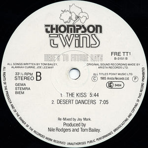 Thompson Twins - Here's To Future Days (2xLP, Album)