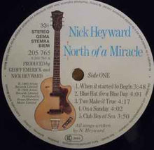 Load image into Gallery viewer, Nick Heyward – North Of A Miracle