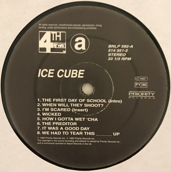 Ice Cube - Predator Vinyl LP