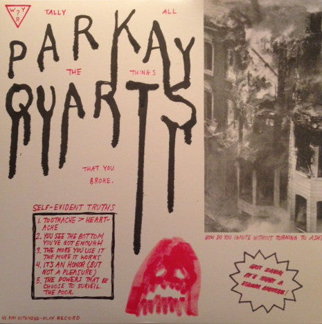 PARQUET COURTS - TALLY ALL THE THINGS THAT YOU BROKE ( 12