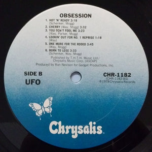 UFO (5) - Obsession (LP, Album, San)