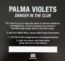 Load image into Gallery viewer, PALMA VIOLETS - PALMA VIOLETS-DANGER IN THE ( 12" RECORD )