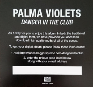 PALMA VIOLETS - PALMA VIOLETS-DANGER IN THE ( 12" RECORD )