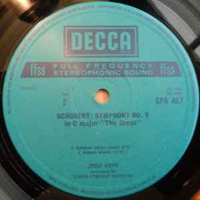 Load image into Gallery viewer, Schubert*, Josef Krips, London Symphony Orchestra* - Symphony No. 9 "The Great" (LP, RE)