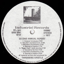 Load image into Gallery viewer, THROBBING GRISTLE - THE SECOND ANNUAL REPORT OF THROBBING GRISTLE ( 12" RECORD )
