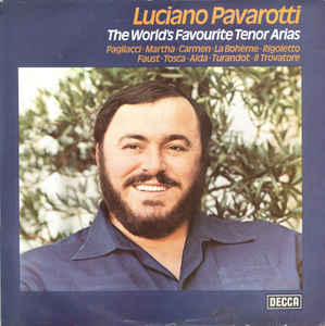 Luciano Pavarotti ‎– The World's Favourite Tenor Arias