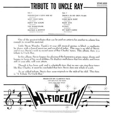 Load image into Gallery viewer, Little Stevie Wonder* – Tribute To Uncle Ray