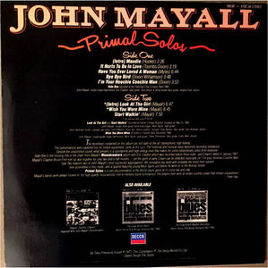 John Mayall ‎– Primal Solos