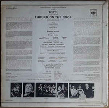 Load image into Gallery viewer, Topol ‎– Fiddler on the Roof