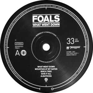 Copy of Foals ‎– What Went Down