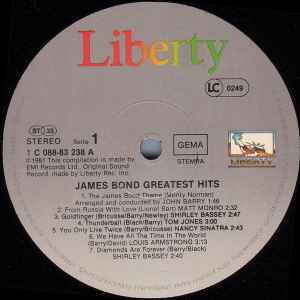 Various – James Bond Greatest Hits