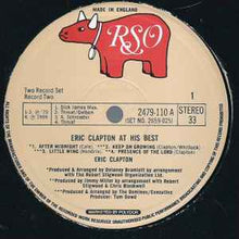 Load image into Gallery viewer, Eric Clapton - At His Best (2xLP, Comp)																									Eric Clapton - At His Best (2xLP, Comp)