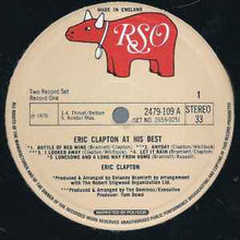 Load image into Gallery viewer, Eric Clapton - At His Best (2xLP, Comp)																									Eric Clapton - At His Best (2xLP, Comp)