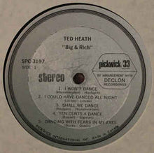 Load image into Gallery viewer, Ted Heath & The Big Band* – Big & Rich!