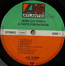 Load image into Gallery viewer, Jean-Luc Ponty – A Taste For Passion