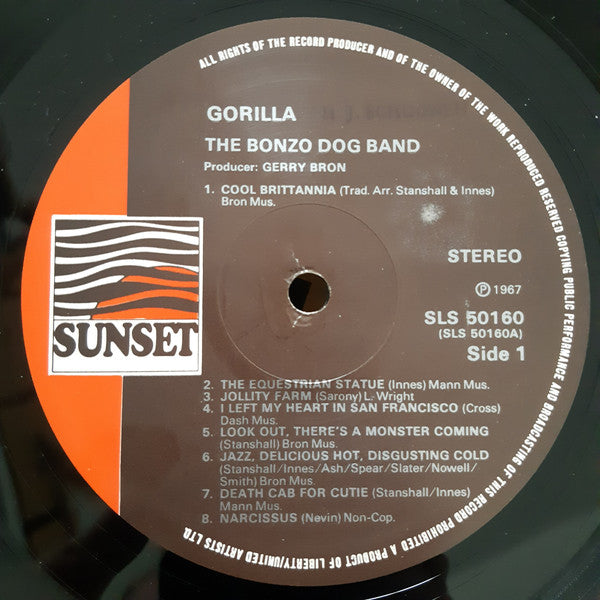 The Bonzo Dog Band* ‎ Gorilla