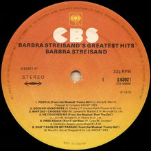 Load image into Gallery viewer, Barbra Streisand ‎– Barbra Streisand&#39;s Greatest Hits