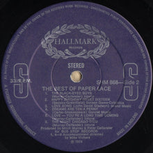 Load image into Gallery viewer, Paper Lace – The Best Of Paper Lace