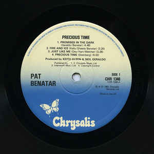 Pat Benatar ‎– Precious Time