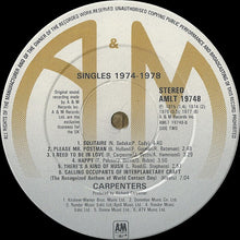 Load image into Gallery viewer, The Carpenters* – The Singles 1974-1978