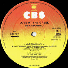 Load image into Gallery viewer, Neil Diamond – Love At The Greek