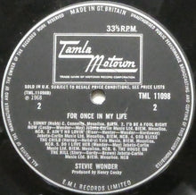 Load image into Gallery viewer, Stevie Wonder – For Once In My Life