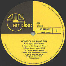 Load image into Gallery viewer, The Animals ‎– House Of The Rising Sun