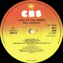 Load image into Gallery viewer, Neil Diamond – Love At The Greek
