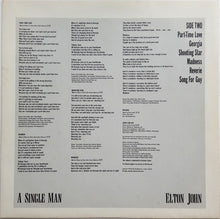 Load image into Gallery viewer, Elton John – A Single Man