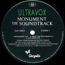 Load image into Gallery viewer, Ultravox – Monument The Soundtrack