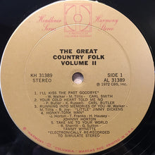Load image into Gallery viewer, Various – The Great Country Folk Volume 2