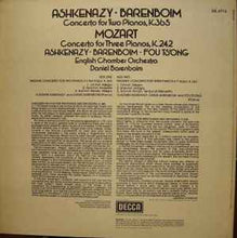 Load image into Gallery viewer, Mozart*, Ashkenazy*, Barenboim*, Fou Ts'Ong, English Chamber Orchestra - Concerto For Two Pianos, K.365, Concerto For Three Pianos, K.242 (LP, Album)