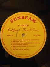 Load image into Gallery viewer, Al Jolson – California, Here I Come