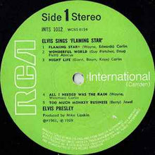 Load image into Gallery viewer, Elvis Presley - Elvis Sings 'Flaming Star' (LP, Album, CBS)